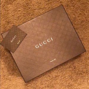 Authentic Gucci box & envelope